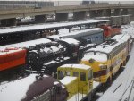 DM&IR 332, EMCO 4211, BNSF 1550, SOO 2500 & MPL 1 in the Snow